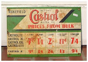 CASTROL PRICES TIN SINGLE