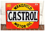 CASTROL WAKEFIELD ENAMEL BOTH SIDED